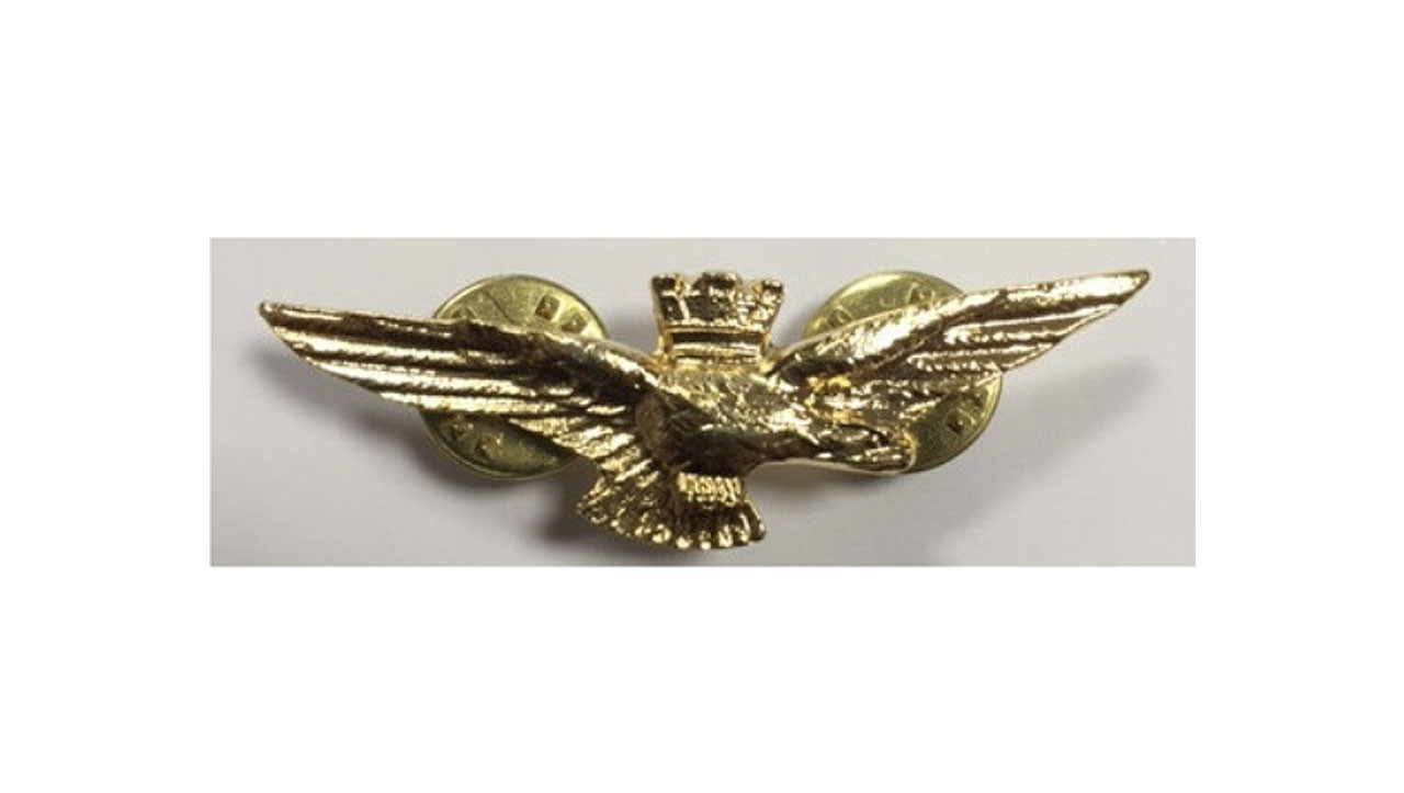 Spilla pins piccola brevetto pilota aeronautica militare
